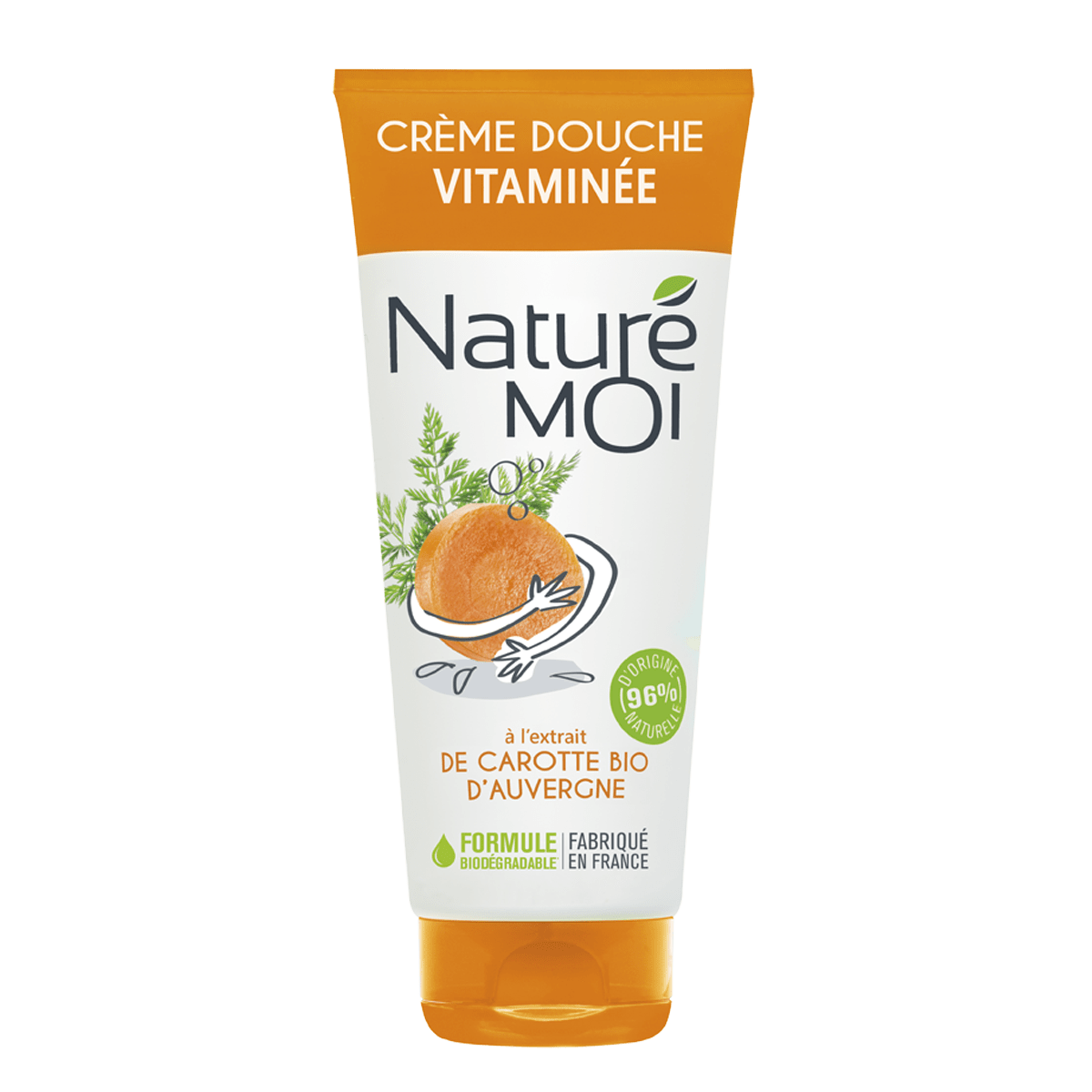 Crème Douche Vitaminée à la carotte BIO d’Auvergne Crème Douche Vitaminée à la carotte BIO d’Auvergne