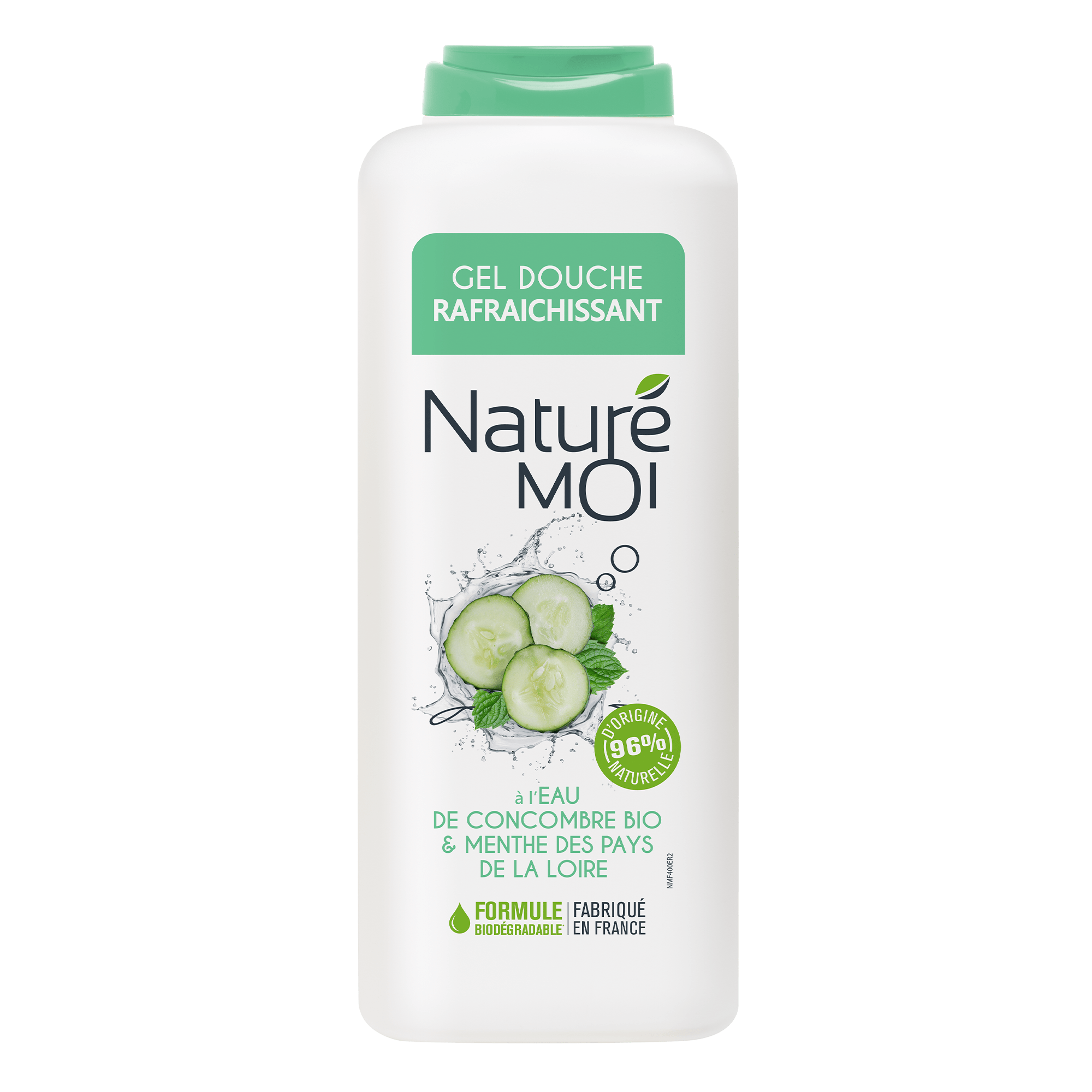 Gel Douche Fraîcheur à l'eau de concombre BIO et menthe des Pays de la Loire Gel Douche Fraîcheur à l'eau de concombre BIO et menthe des Pays de la Loire